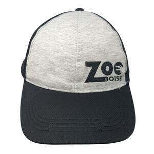 Zoo Boise Baseball Cap Black One Size Adjustable Embroidered 6 Panel Rockville